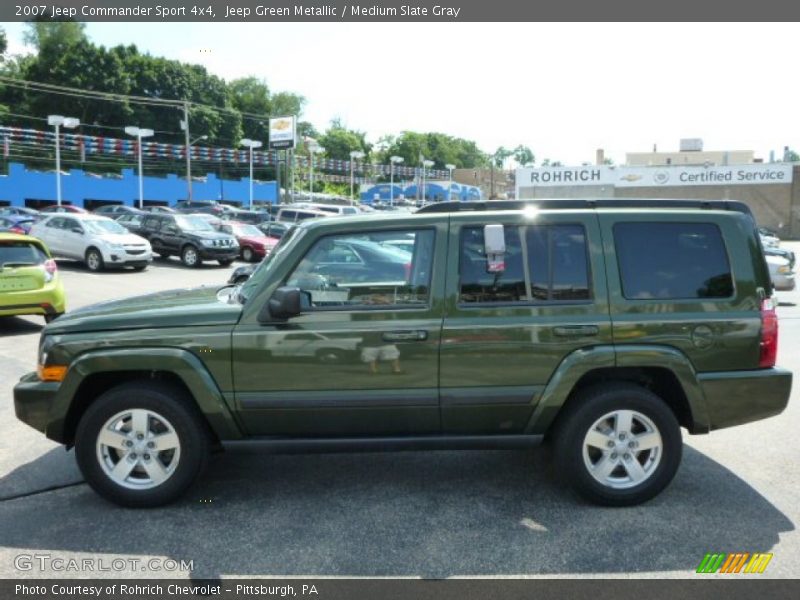 Jeep Green Metallic / Medium Slate Gray 2007 Jeep Commander Sport 4x4