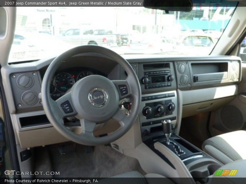 Jeep Green Metallic / Medium Slate Gray 2007 Jeep Commander Sport 4x4