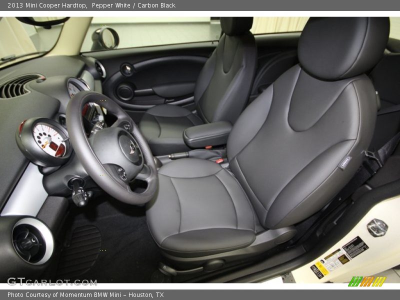 Pepper White / Carbon Black 2013 Mini Cooper Hardtop