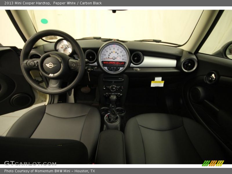 Pepper White / Carbon Black 2013 Mini Cooper Hardtop