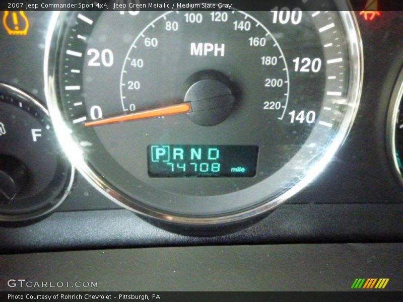 Jeep Green Metallic / Medium Slate Gray 2007 Jeep Commander Sport 4x4