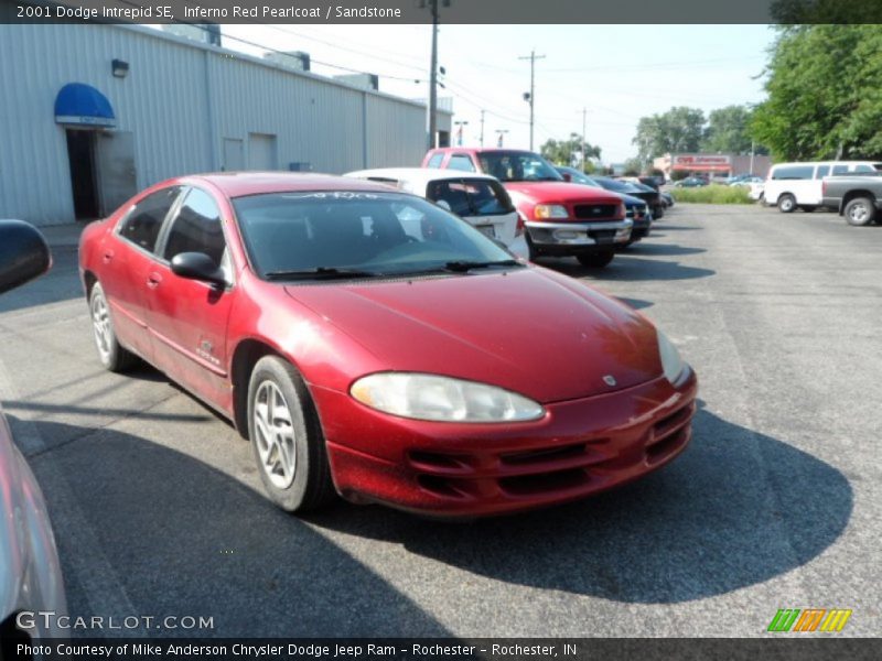 Inferno Red Pearlcoat / Sandstone 2001 Dodge Intrepid SE