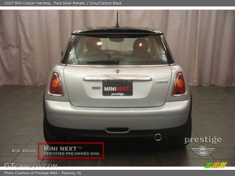 Pure Silver Metallic / Grey/Carbon Black 2007 Mini Cooper Hardtop