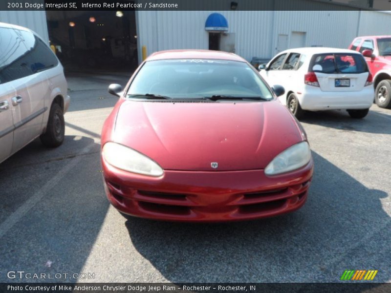 Inferno Red Pearlcoat / Sandstone 2001 Dodge Intrepid SE