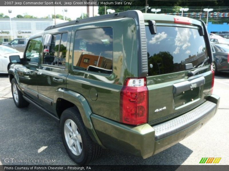 Jeep Green Metallic / Medium Slate Gray 2007 Jeep Commander Sport 4x4