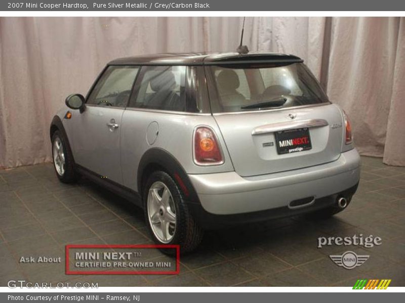 Pure Silver Metallic / Grey/Carbon Black 2007 Mini Cooper Hardtop