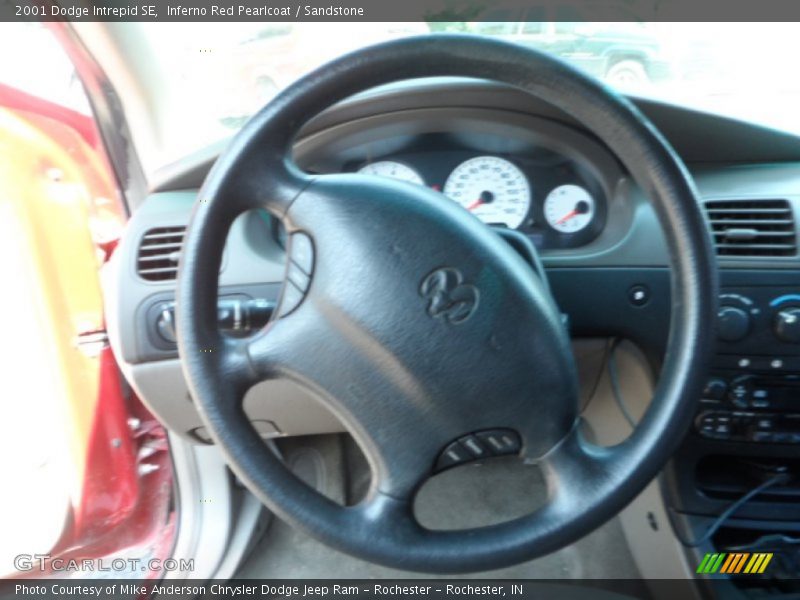 Inferno Red Pearlcoat / Sandstone 2001 Dodge Intrepid SE