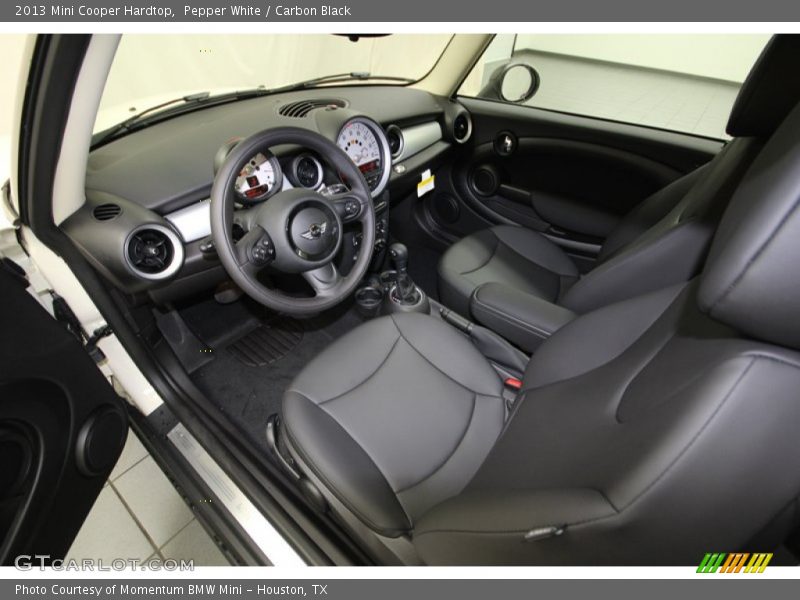 Pepper White / Carbon Black 2013 Mini Cooper Hardtop