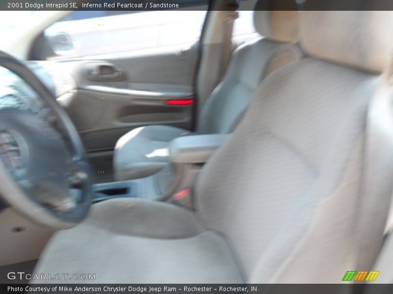 Inferno Red Pearlcoat / Sandstone 2001 Dodge Intrepid SE