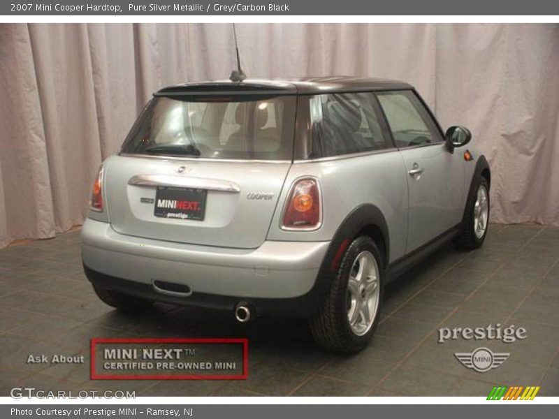 Pure Silver Metallic / Grey/Carbon Black 2007 Mini Cooper Hardtop