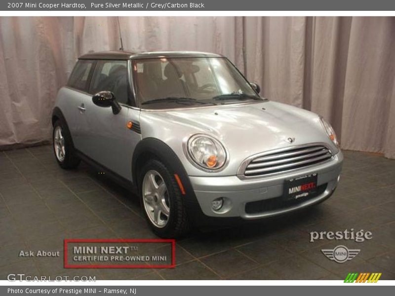 Pure Silver Metallic / Grey/Carbon Black 2007 Mini Cooper Hardtop