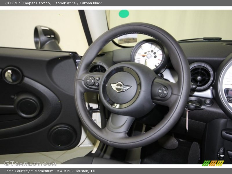 Pepper White / Carbon Black 2013 Mini Cooper Hardtop