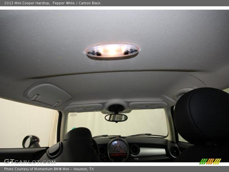 Pepper White / Carbon Black 2013 Mini Cooper Hardtop