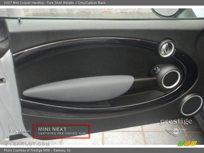 Pure Silver Metallic / Grey/Carbon Black 2007 Mini Cooper Hardtop