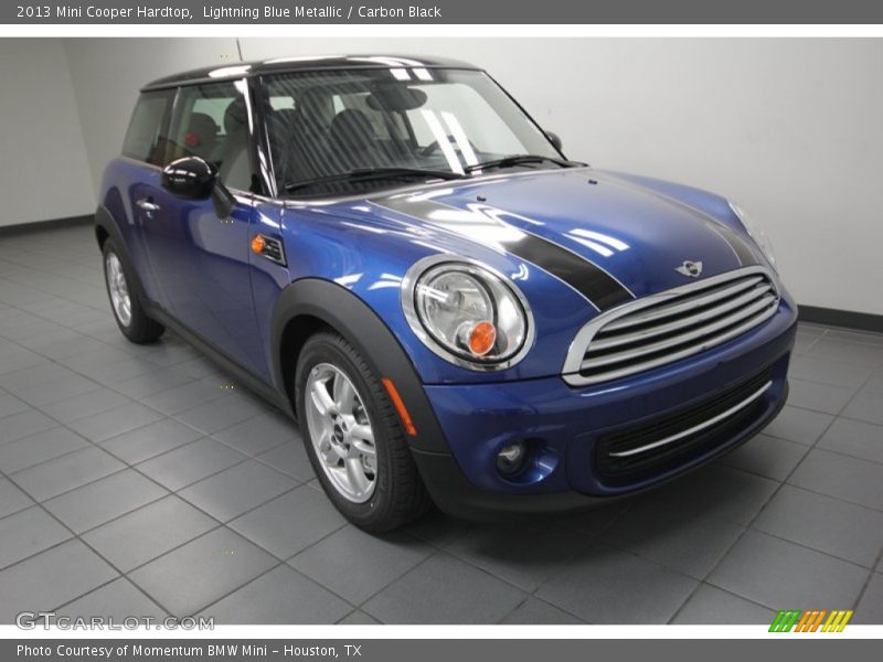 Lightning Blue Metallic / Carbon Black 2013 Mini Cooper Hardtop