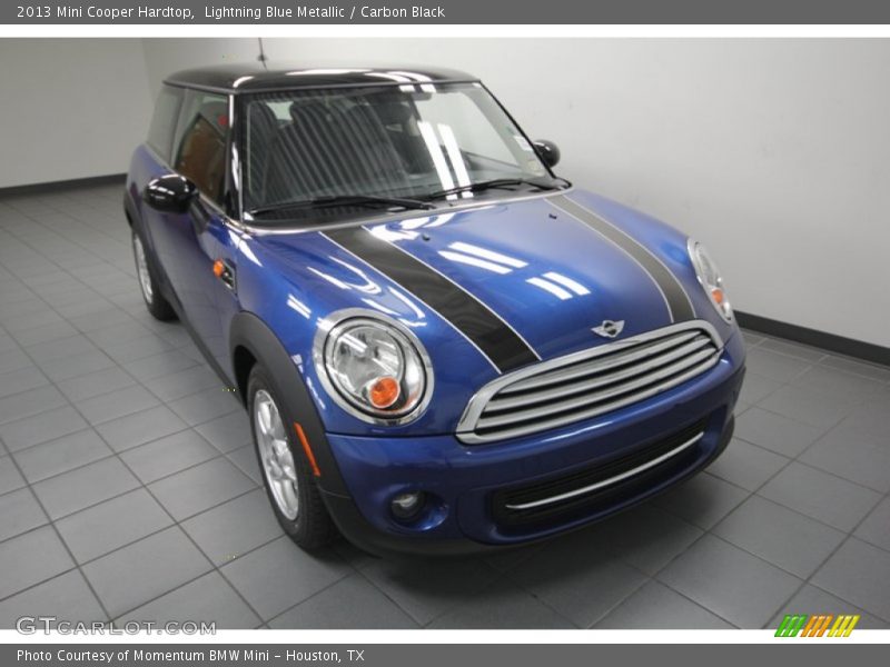 Lightning Blue Metallic / Carbon Black 2013 Mini Cooper Hardtop