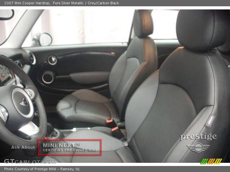 Pure Silver Metallic / Grey/Carbon Black 2007 Mini Cooper Hardtop
