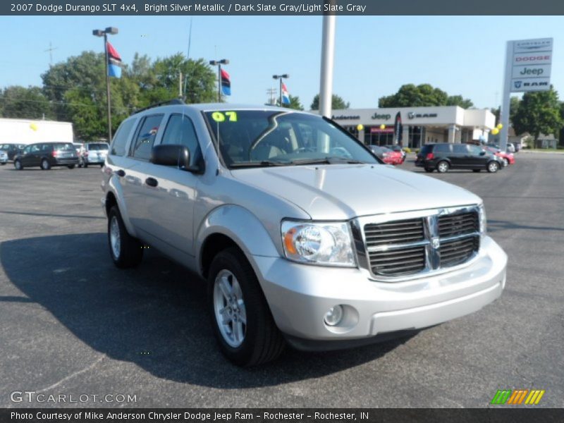 Bright Silver Metallic / Dark Slate Gray/Light Slate Gray 2007 Dodge Durango SLT 4x4