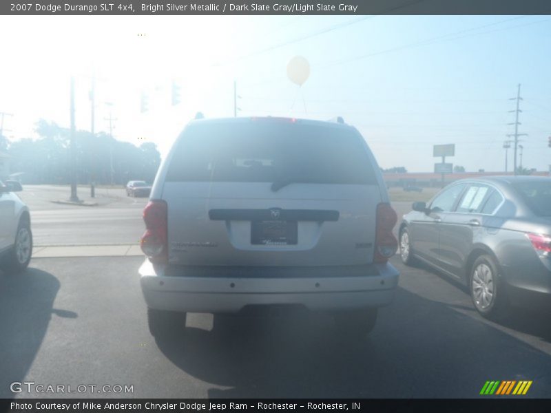 Bright Silver Metallic / Dark Slate Gray/Light Slate Gray 2007 Dodge Durango SLT 4x4