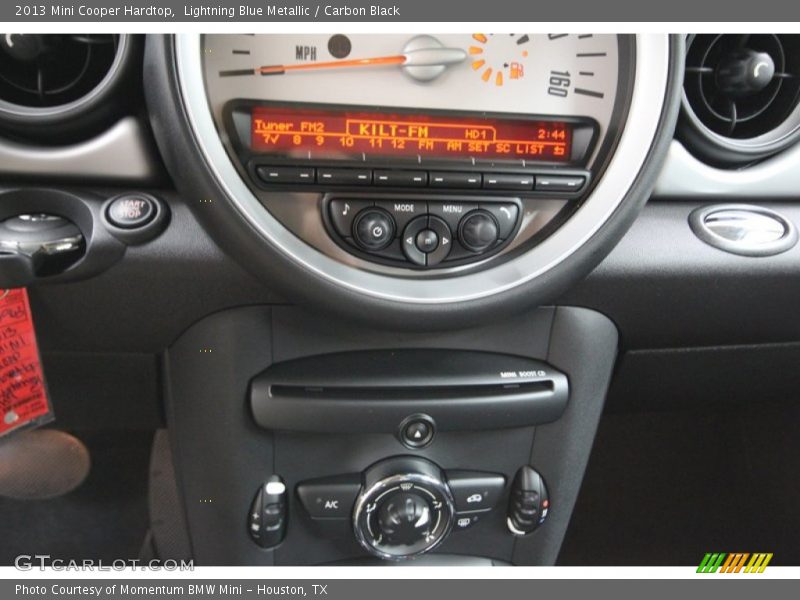 Lightning Blue Metallic / Carbon Black 2013 Mini Cooper Hardtop