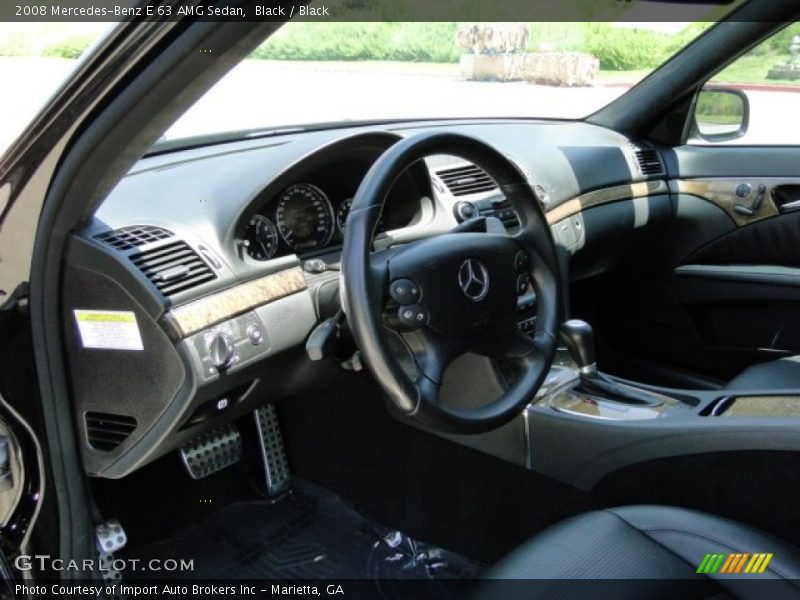 Black / Black 2008 Mercedes-Benz E 63 AMG Sedan