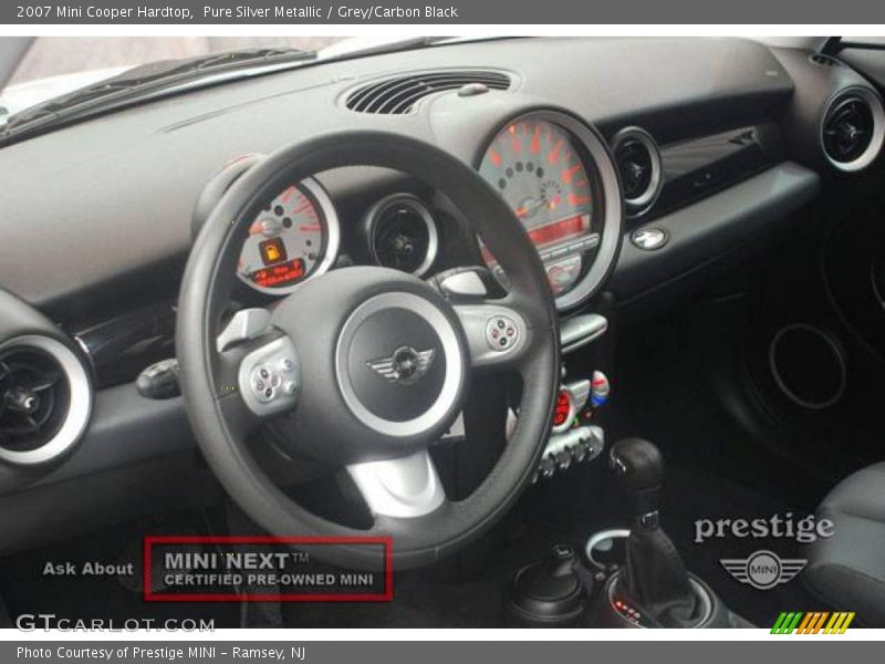 Pure Silver Metallic / Grey/Carbon Black 2007 Mini Cooper Hardtop