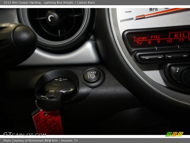 Lightning Blue Metallic / Carbon Black 2013 Mini Cooper Hardtop