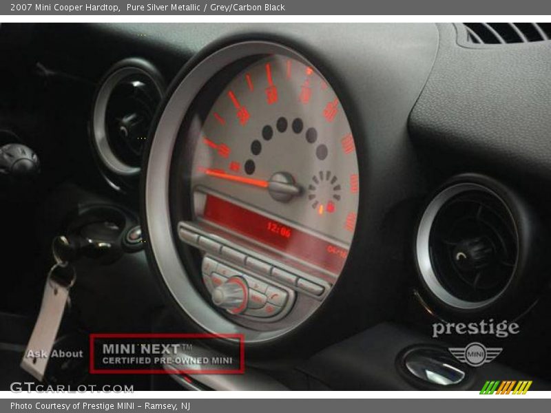 Pure Silver Metallic / Grey/Carbon Black 2007 Mini Cooper Hardtop