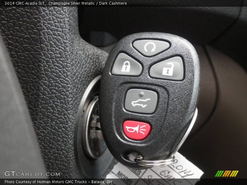 Keys of 2014 Acadia SLT
