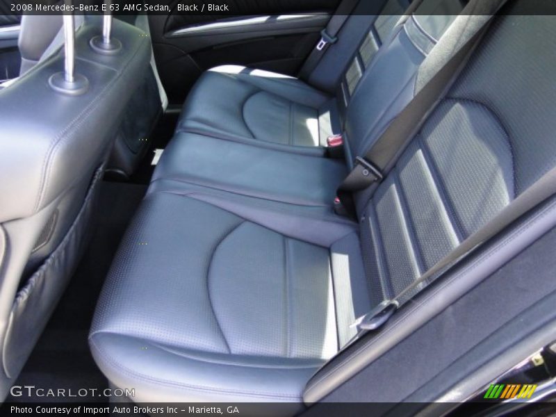 Black / Black 2008 Mercedes-Benz E 63 AMG Sedan