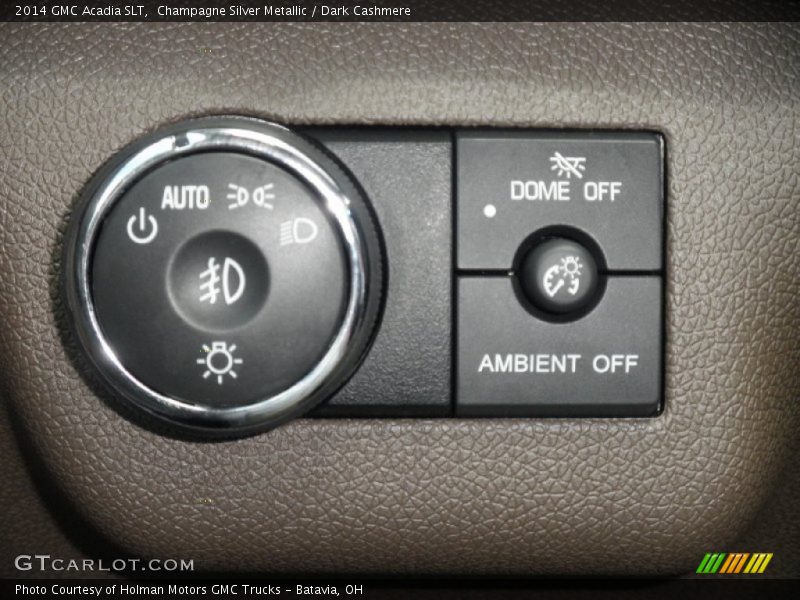 Champagne Silver Metallic / Dark Cashmere 2014 GMC Acadia SLT