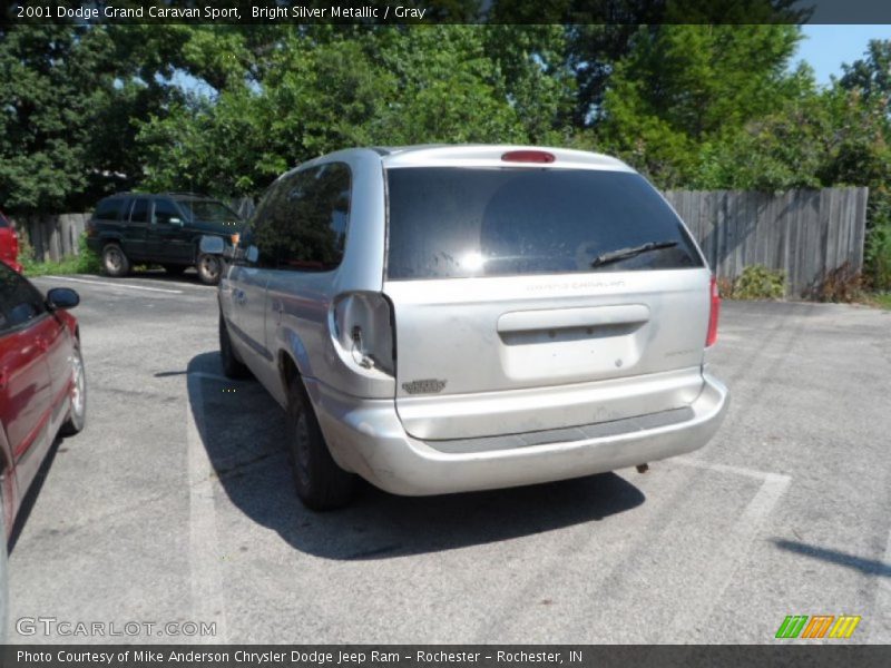 Bright Silver Metallic / Gray 2001 Dodge Grand Caravan Sport