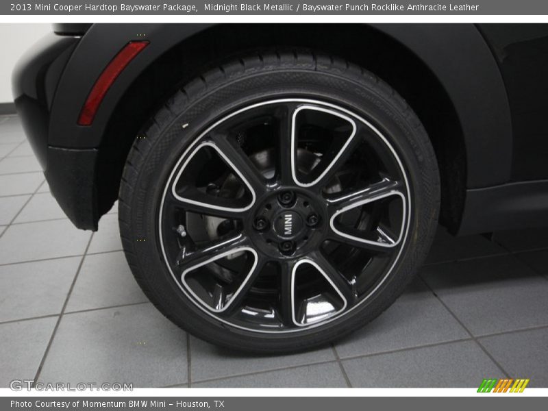 Midnight Black Metallic / Bayswater Punch Rocklike Anthracite Leather 2013 Mini Cooper Hardtop Bayswater Package