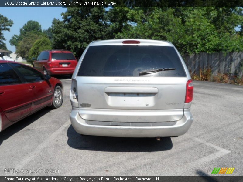 Bright Silver Metallic / Gray 2001 Dodge Grand Caravan Sport