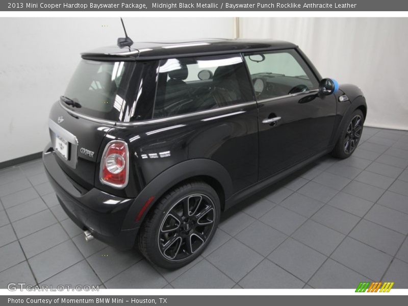 Midnight Black Metallic / Bayswater Punch Rocklike Anthracite Leather 2013 Mini Cooper Hardtop Bayswater Package