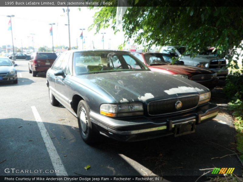 Dark Jadestone Metallic / Beige 1995 Buick LeSabre Limited