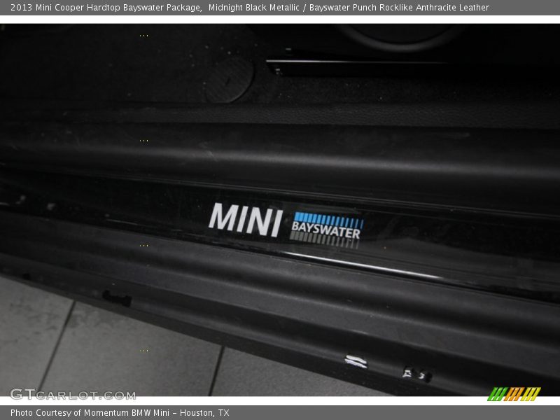 Midnight Black Metallic / Bayswater Punch Rocklike Anthracite Leather 2013 Mini Cooper Hardtop Bayswater Package