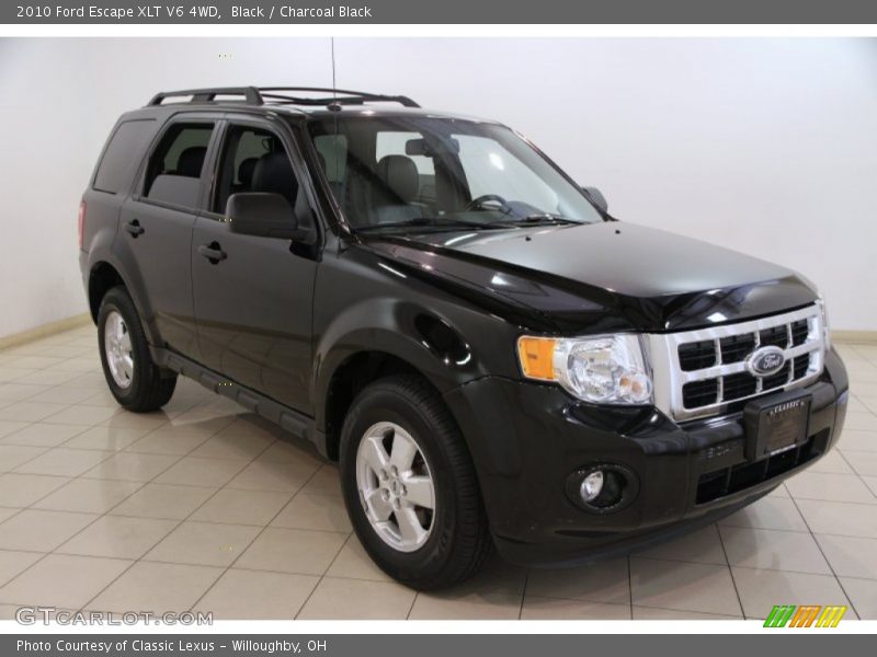 Black / Charcoal Black 2010 Ford Escape XLT V6 4WD
