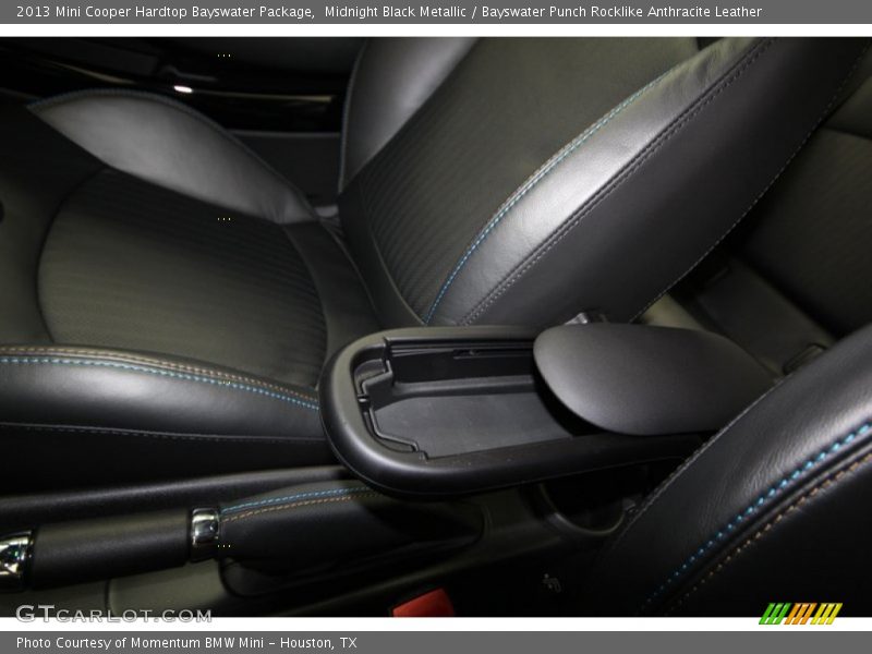 Midnight Black Metallic / Bayswater Punch Rocklike Anthracite Leather 2013 Mini Cooper Hardtop Bayswater Package