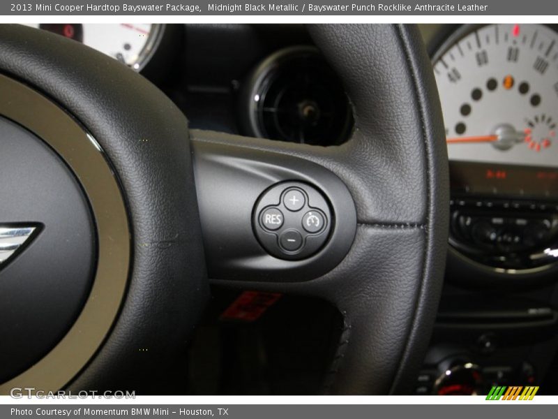 Midnight Black Metallic / Bayswater Punch Rocklike Anthracite Leather 2013 Mini Cooper Hardtop Bayswater Package