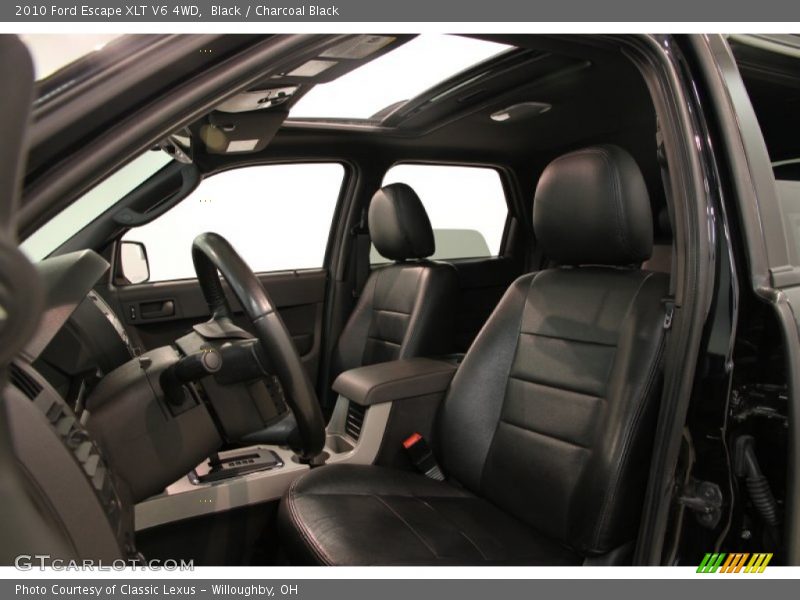 Black / Charcoal Black 2010 Ford Escape XLT V6 4WD