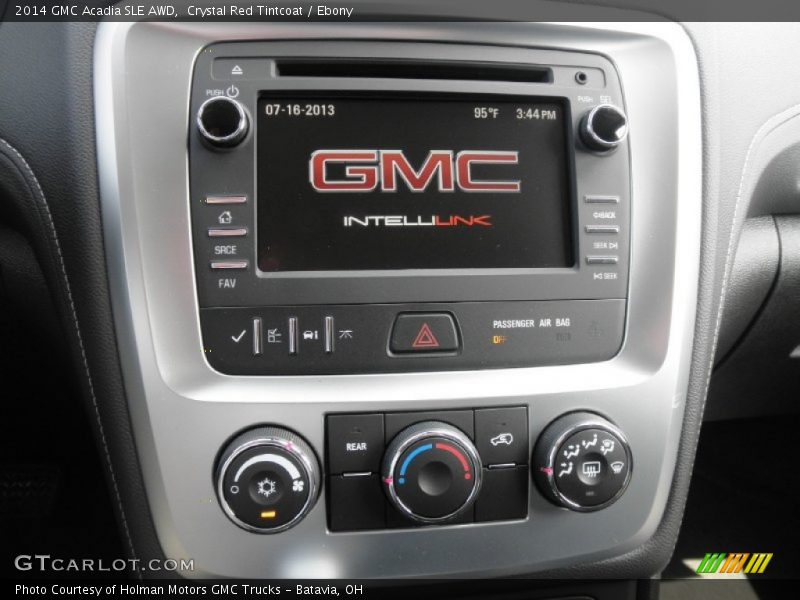 Controls of 2014 Acadia SLE AWD