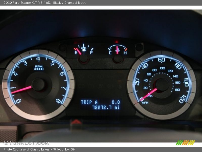 Black / Charcoal Black 2010 Ford Escape XLT V6 4WD