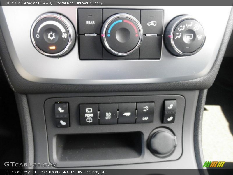 Controls of 2014 Acadia SLE AWD