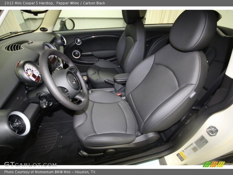 Pepper White / Carbon Black 2013 Mini Cooper S Hardtop