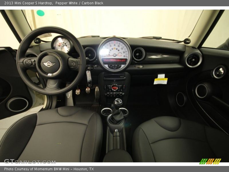 Pepper White / Carbon Black 2013 Mini Cooper S Hardtop