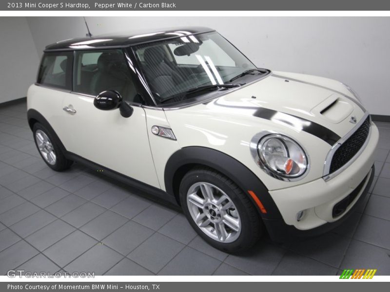 Pepper White / Carbon Black 2013 Mini Cooper S Hardtop