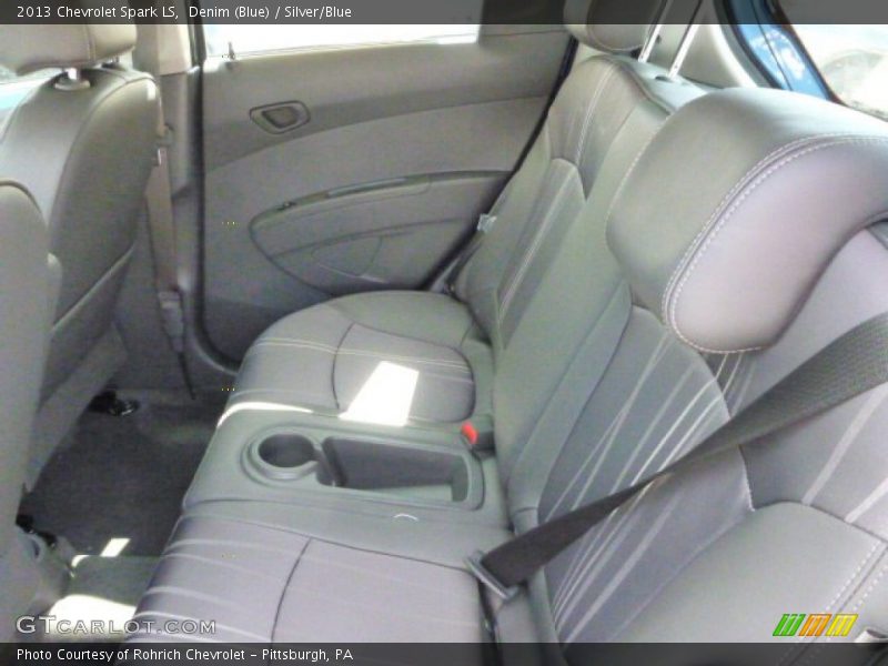 Denim (Blue) / Silver/Blue 2013 Chevrolet Spark LS