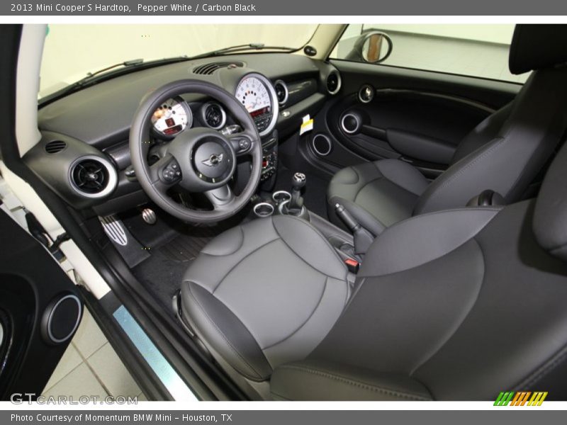 Pepper White / Carbon Black 2013 Mini Cooper S Hardtop