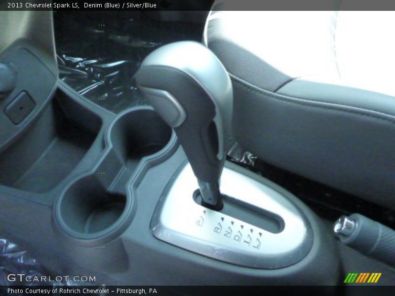 Denim (Blue) / Silver/Blue 2013 Chevrolet Spark LS